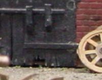 Boerderij in detail de onderkant van de duer is kappot